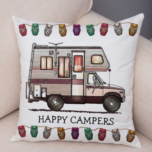 Camping caravan cushion cover - cushion,