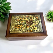 VIntage Wood Music Box Tales