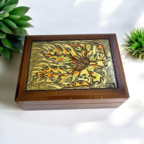 Vintage wood music box tales - vintage,