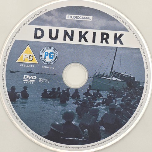 Studiocanal dunkirk dvd film - studiocanal,