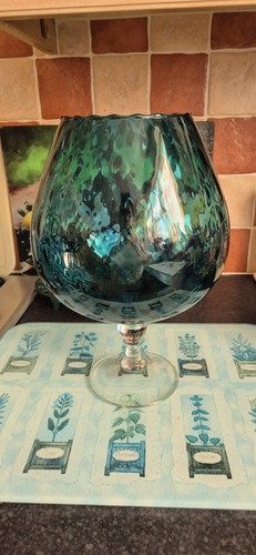 Large teal balloon brandy - large,