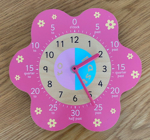 Pink flower early learning - pink,