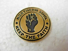 Northern Soul pin badge. Keep