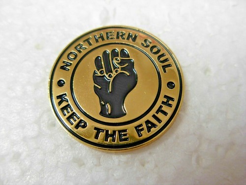 Northern soul pin badge - soul, keep