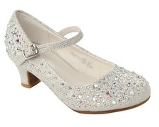 GIRLS WHITE DIAMANTE