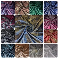 Stunning Two Tone Self Print Paisley Design Jacquard Fabric 58”Wide Dress Lining