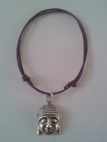 Buddha head tibetan silver - buddha,