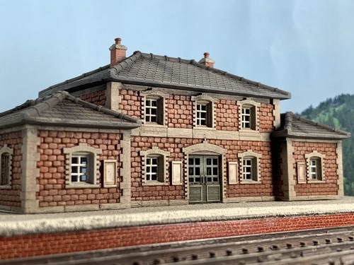 Gauge model railway - z, station