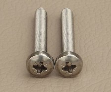 Yamaha YZF-R1 (1998-2001) Handlebar Throttle Cable Housing Clamp Bolts Stainless