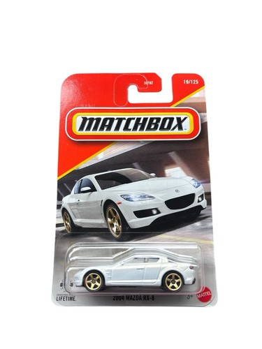 Matchbox mazda white gold - mazda, rx-8