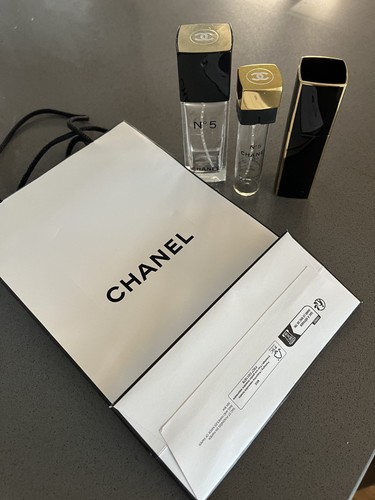Two empty chanel perfume - n0, 5