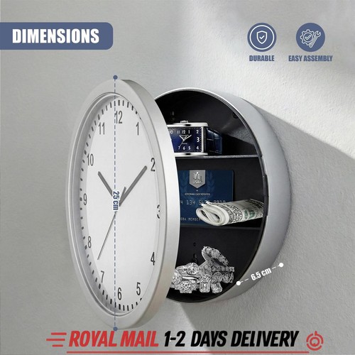 Wall clock hidden - clock,