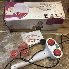 ACUMAG PROFESSIONAL POUNDING MASSAGER THERAPUTIC 3 DIFFERENT HEADS, 2 SPEEDS
