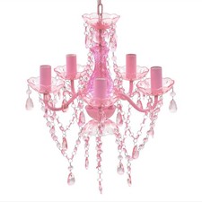 Crystal Ceiling Light 5 Bulbs