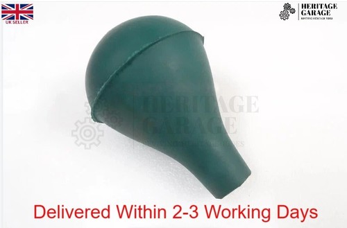 Green rubber bulb shape - rubber,