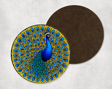 Cute Peacock Wild Bird Stained