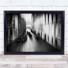 Bridge Of Sighs Venice Boats