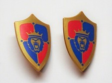 2 X Lion Knights Arms Shield