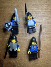 Lego Castle Knights Black Falcon minifigures Bundle Fantasy Era Kingdoms army x4