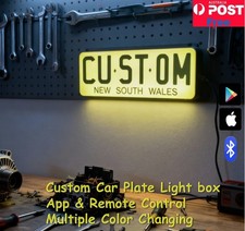Custom LED Car Plate Light Box