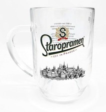 Staropramen Pint Beer Glass Tankard 20oz Toughened Glass Brand New