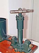 Vintage Live Steam boiler feed hand pump with tank