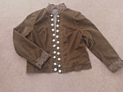 Brown velvet - brown,