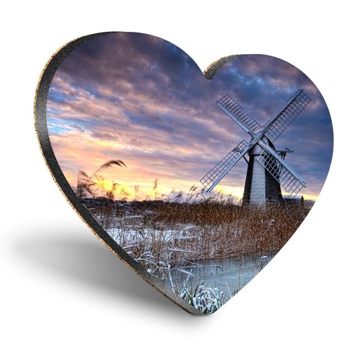 Heart mdf coaster norfolk - mdf,