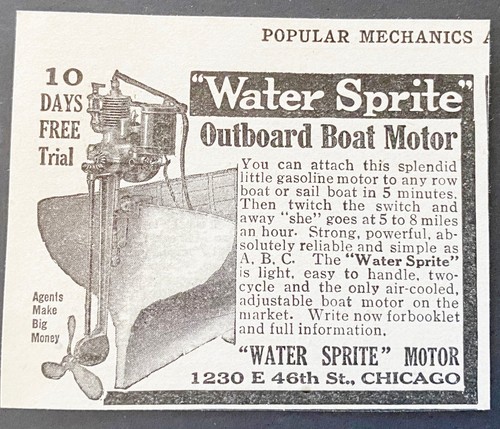 Water sprite antique outboard - antique,