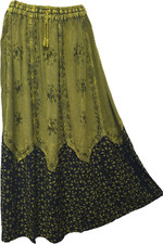 Maxi Skirt Batik Boho