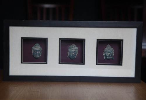 Buddhism framed buddha wall - framed,