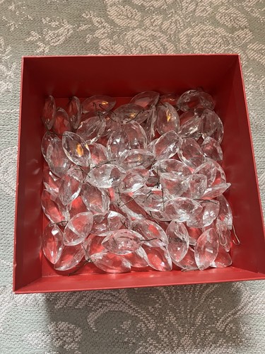 Vintage antique clear glass - clear,