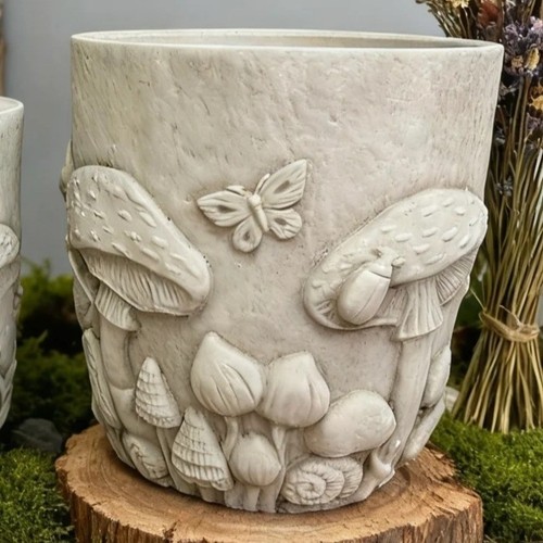 Mushroom planter cottage - planter,