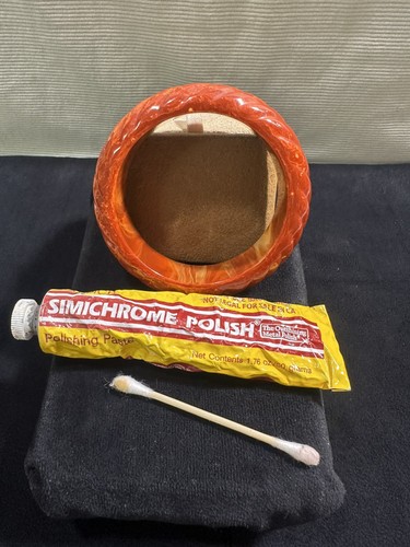 Vtg carved ribbed carnelian - vtg:,