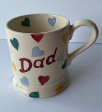 Emma Bridgewater Pottery - Love Heart Dad Mug - Father's Day Dad First