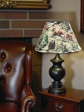 Fox hunting scene table