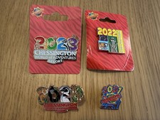 Chessington logo pin badge - chessington,