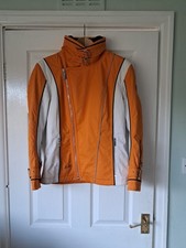 Spyder Women's Orange And White Insulated Ski Jacket Size 8