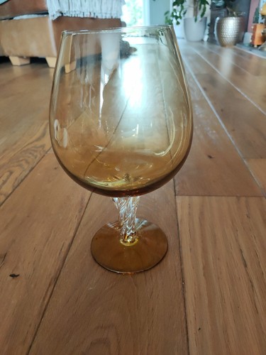 Vintage brandy glass ornament - vintage,