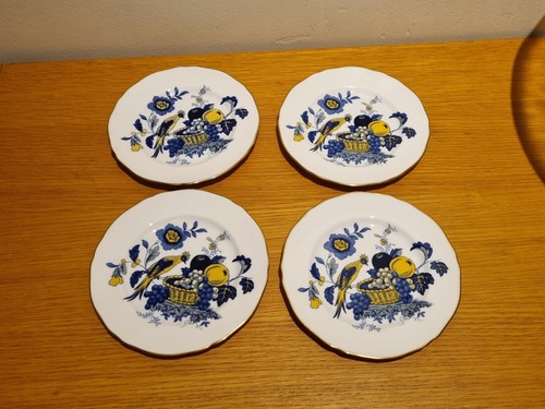 Vintage spode blue - blue, bird