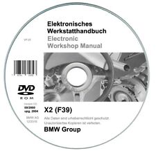 BMW X2 (F39) 2018-2020 CD REPAIR MANUAL - REPAIR MANUAL ON CD