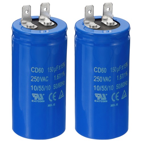 2pcs 150uf mfd 250vac - 250vac, 15%