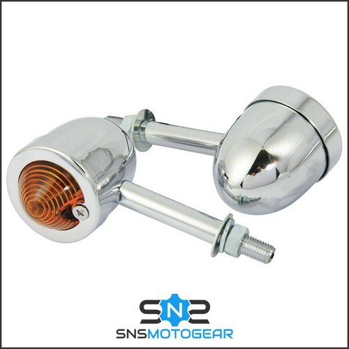Mini custom chrome - custom, amber