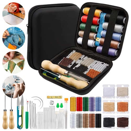 Leather sewing kit hand - leather,