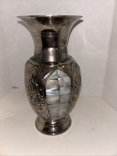 Vintage 8x5 India Silver Plate