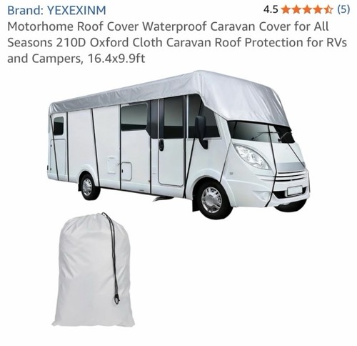 Motorhome top roof cover - top,