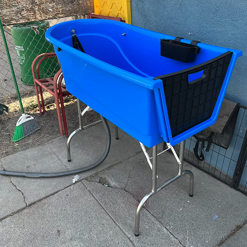 Elevated pet bathtub grooming - pet,