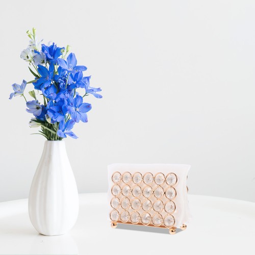 Modern golden napkin dispenser - napkin,