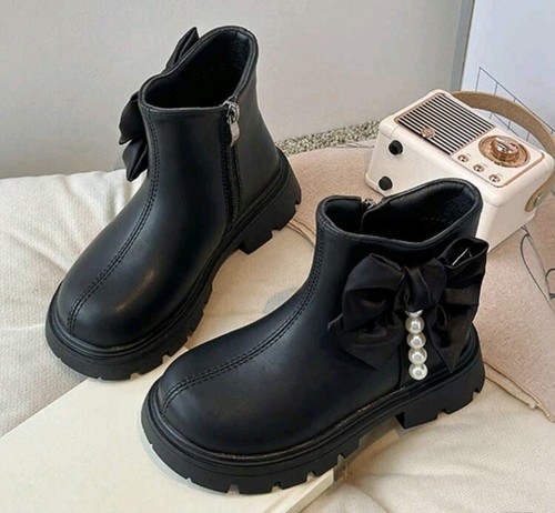 Girls black ankle - girls, boots