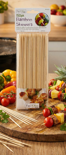 Bamboo skewers 25cm wooden - skewers,